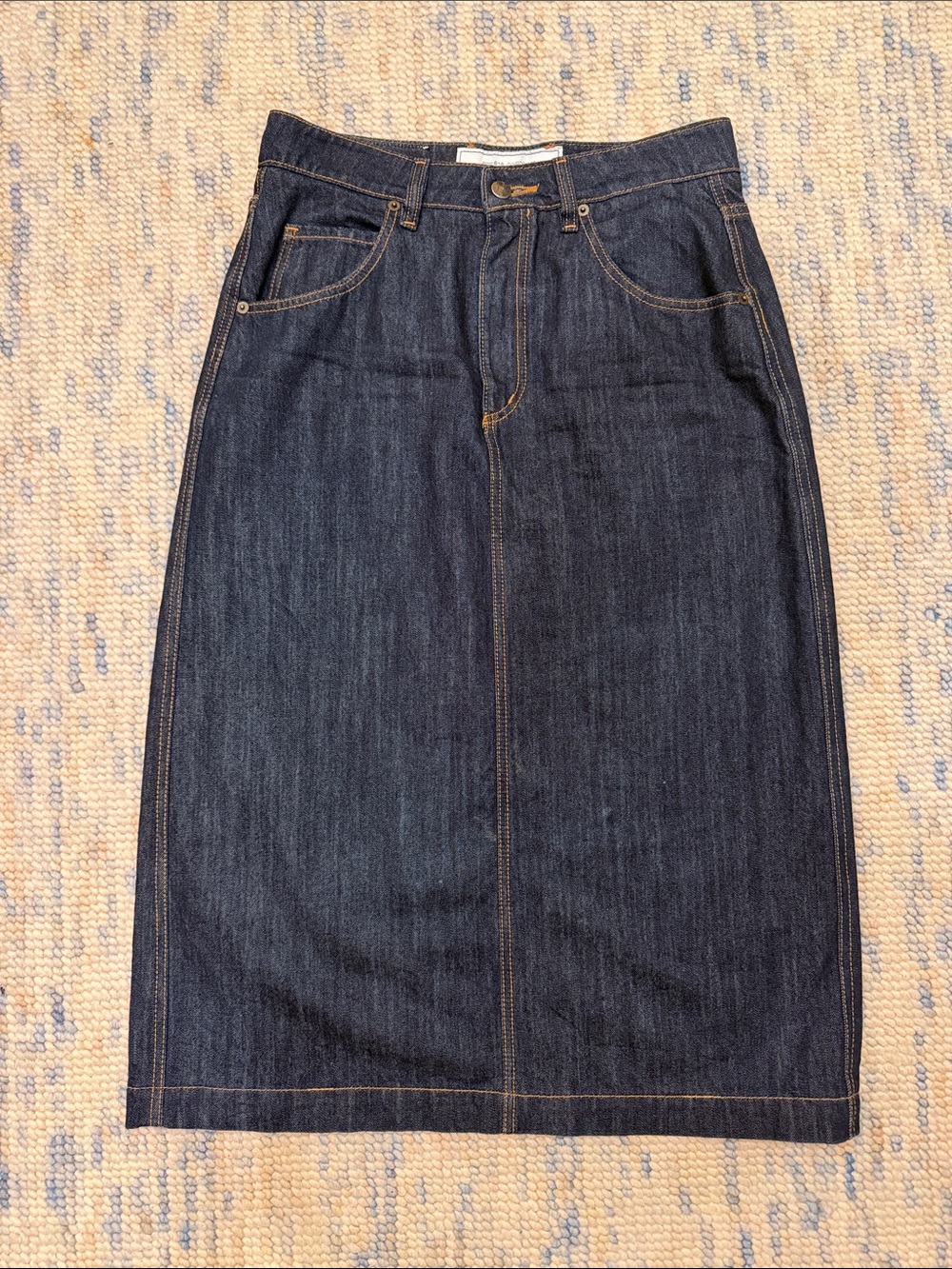 Société Anonyme Dark Indigo Denim Skirt